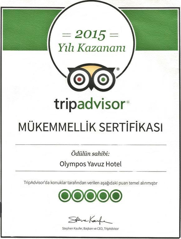 Olympos Yavuz Hotel Çıralı Exteriér fotografie